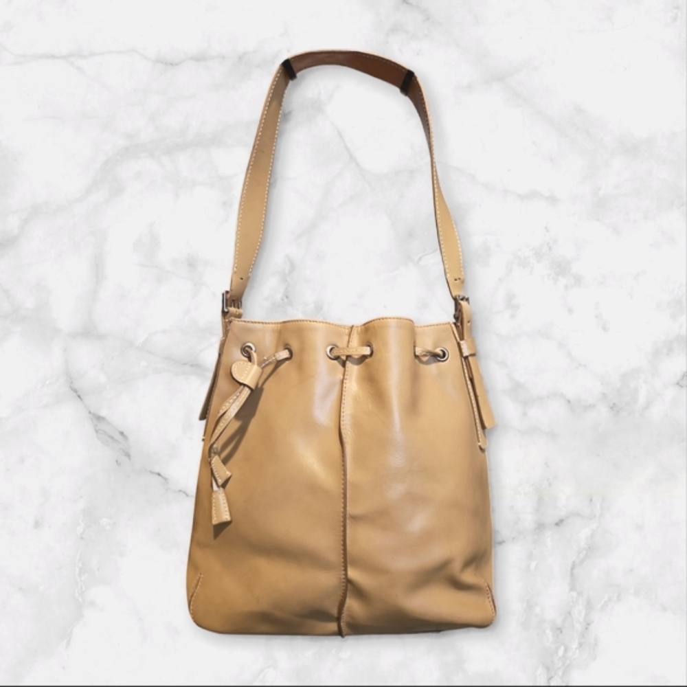 Francesco Biasia Tan Shoulder Bag